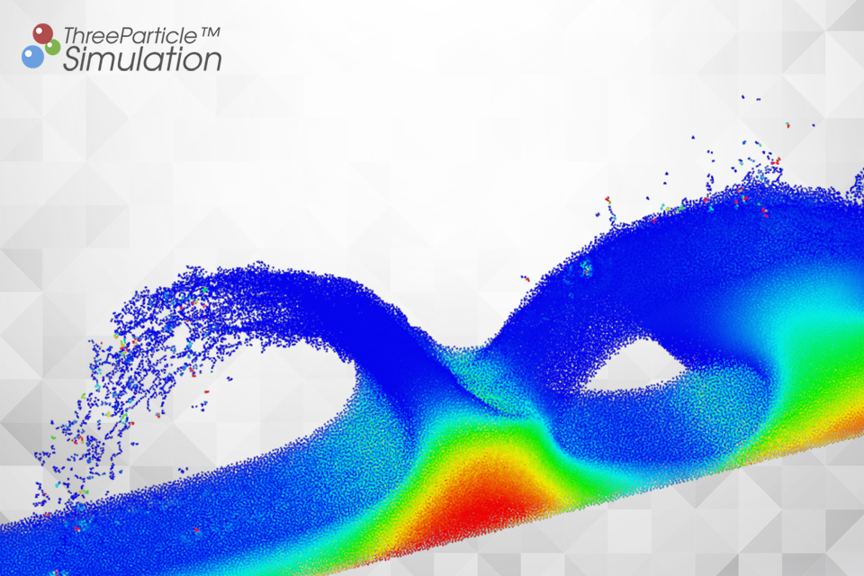SPH Dambreak simulation to verify Smoothed Particle Hydrodynamics GPU code